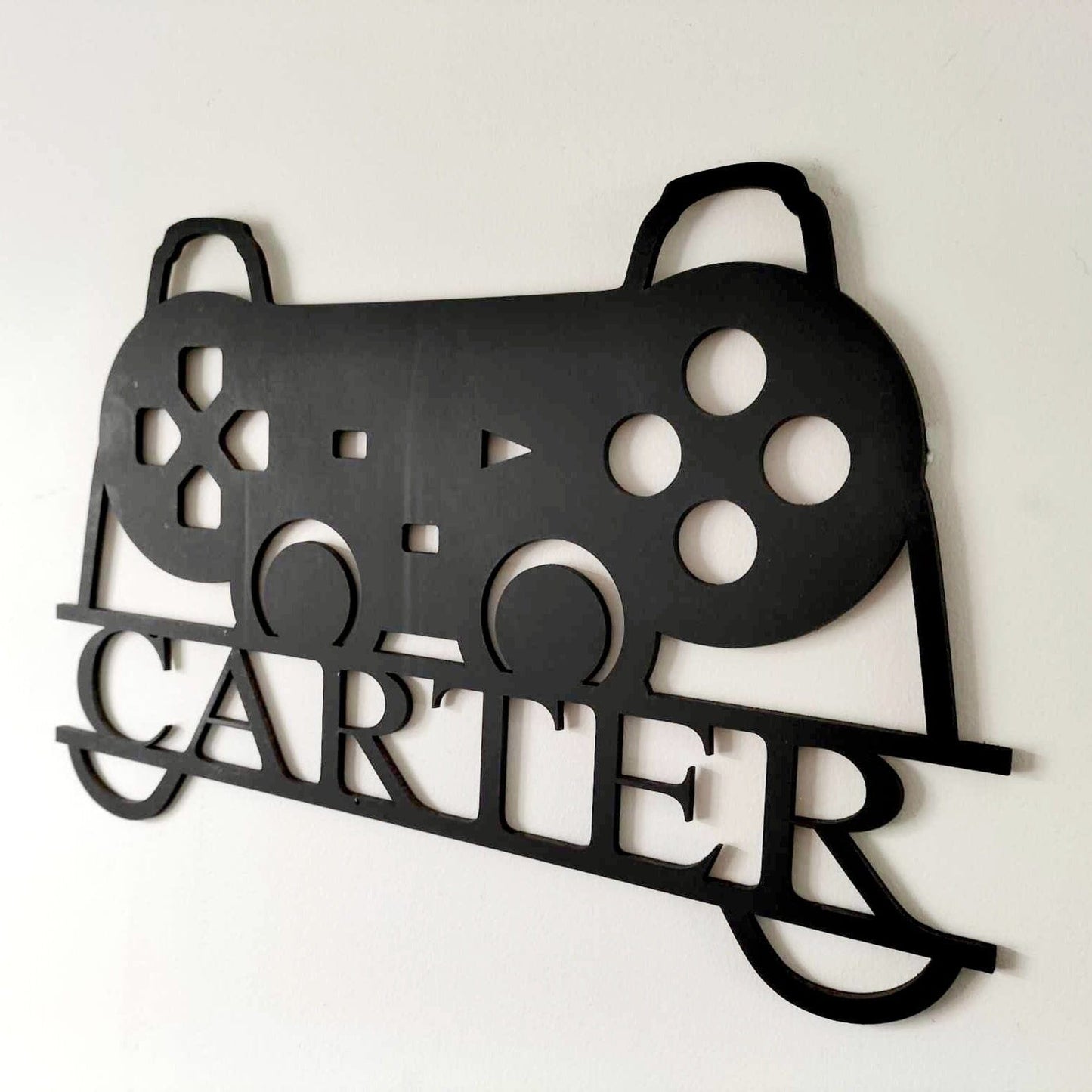 Personalised Gamer Name Wall Art Whimsic