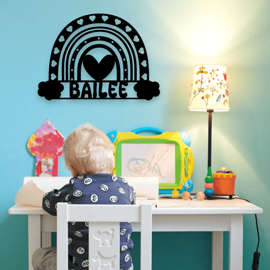 Personalised Rainbow Name Sign Whimsic