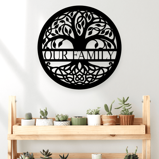 Personalised Tree of Life Wall Art Whimsic