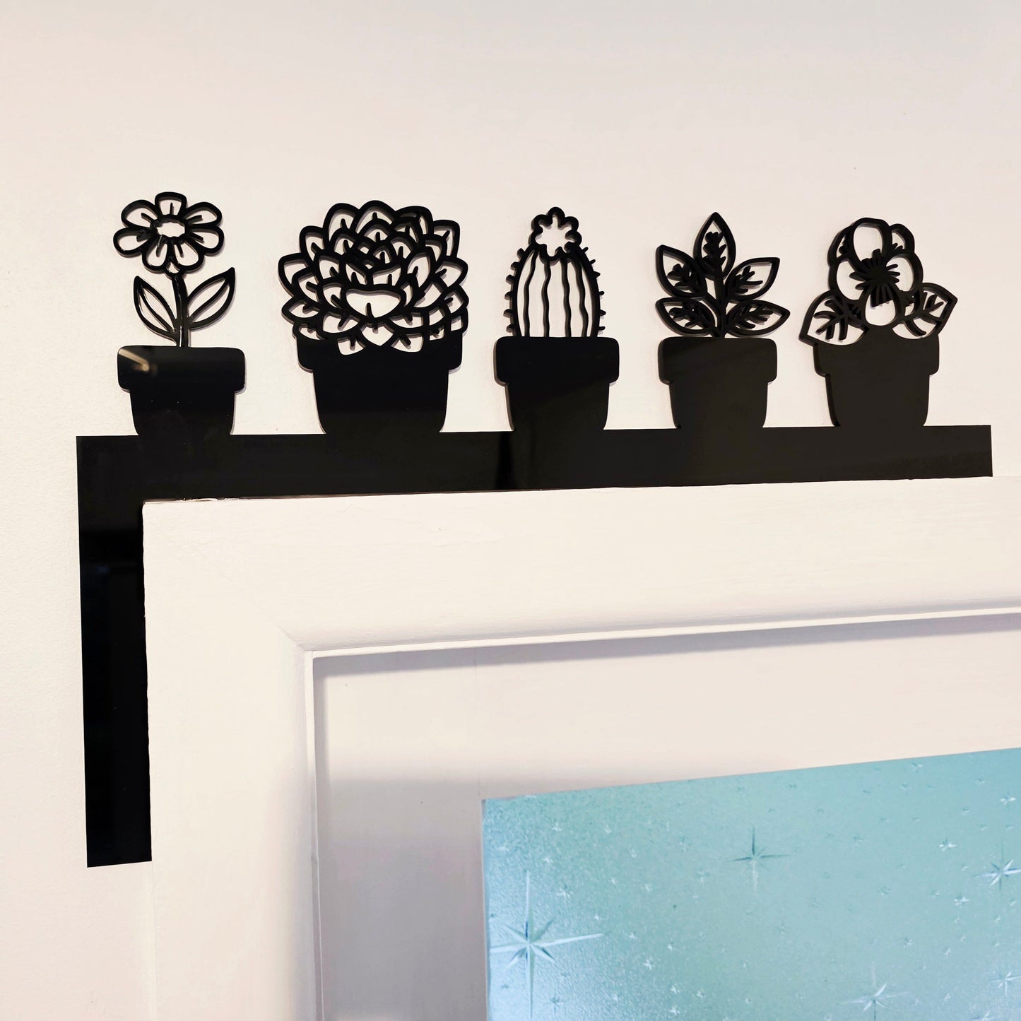 Plant Pots Door Frame Sign Whimsic