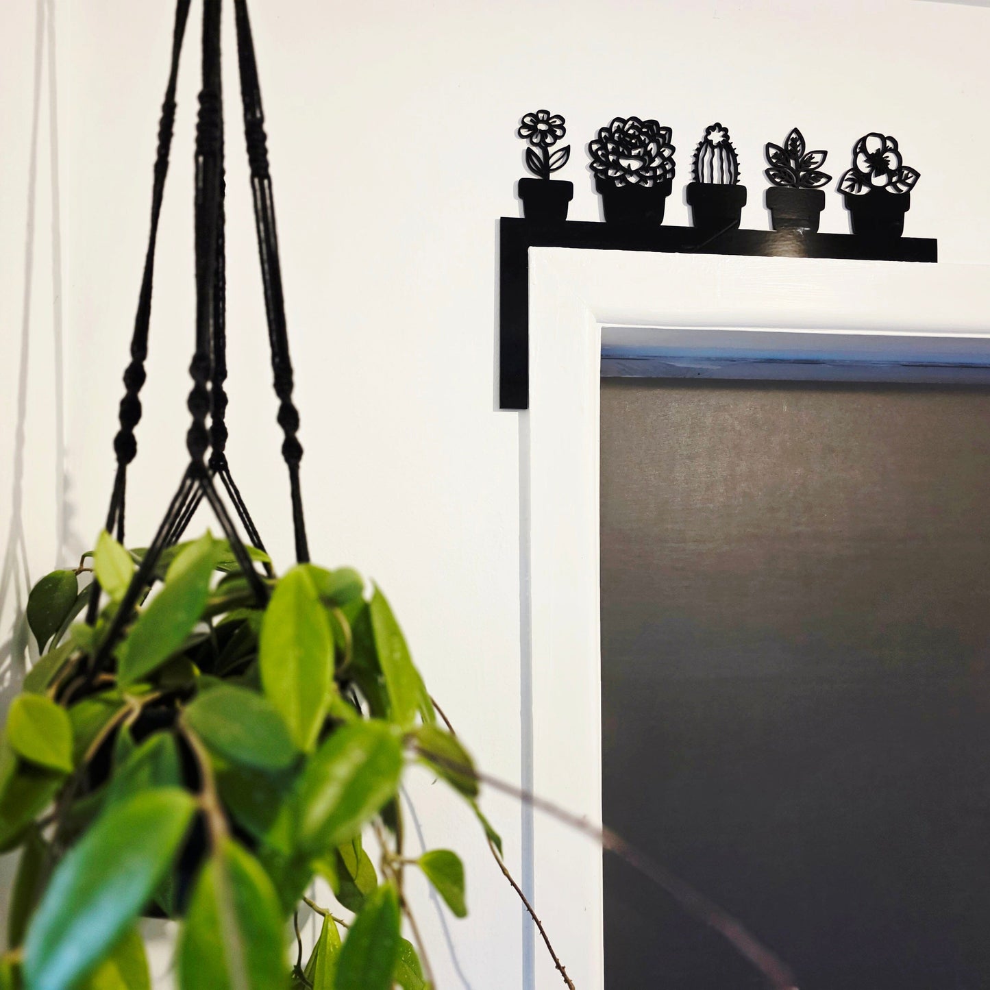 Plant Pots Door Frame Sign Whimsic