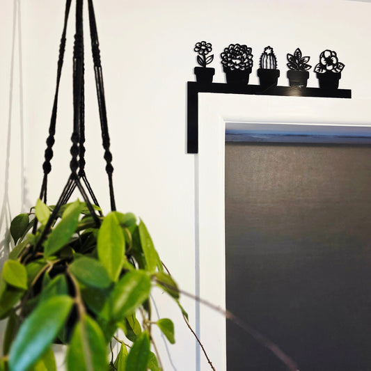 Plant Pots Door Frame Sign Whimsic