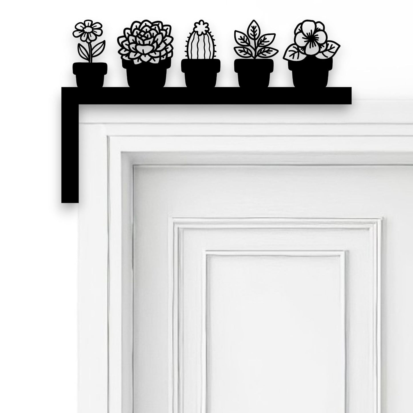 Plant Pots Door Frame Sign Whimsic