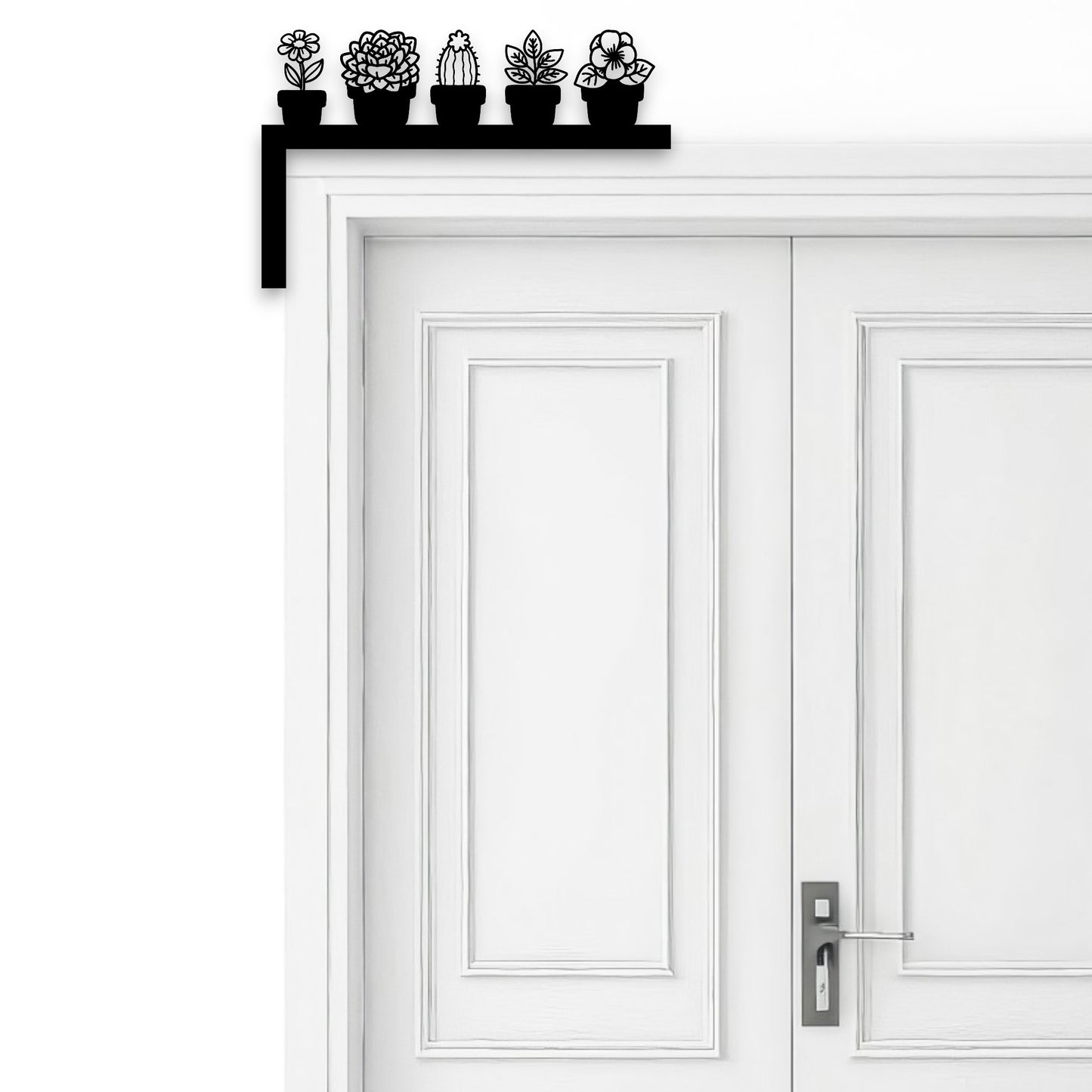 Plant Pots Door Frame Sign