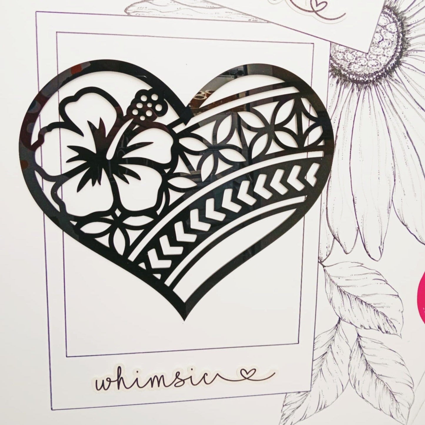 Polynesian Heart Decor Whimsic
