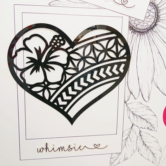Polynesian Heart Decor Whimsic