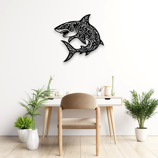 Filigree Shark Wall Art
