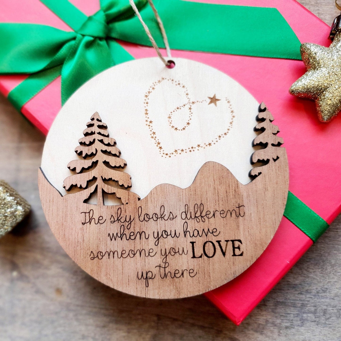 The Sky Looks Different Ornament Whimsic