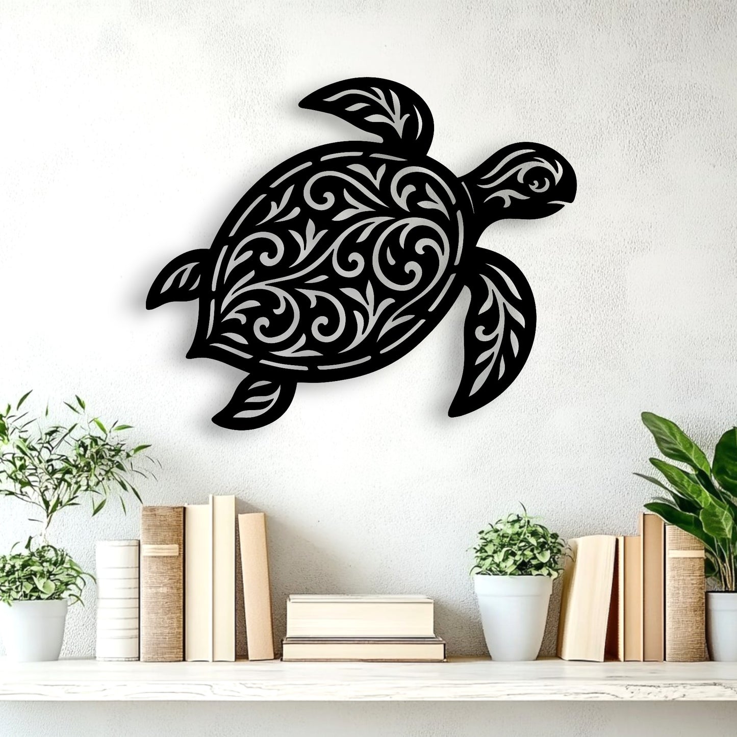 Filigree Sea Turtle Wall Décor