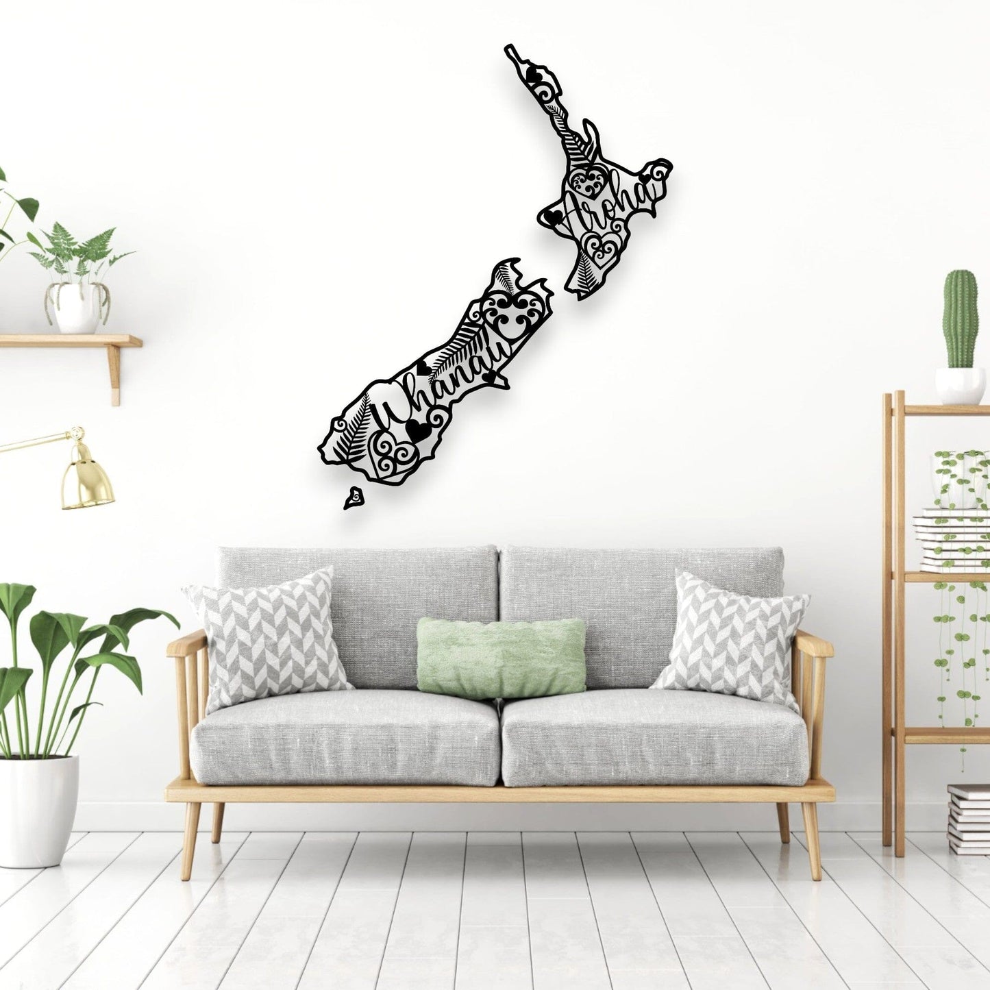 Whanau Aroha New Zealand Map Whimsic