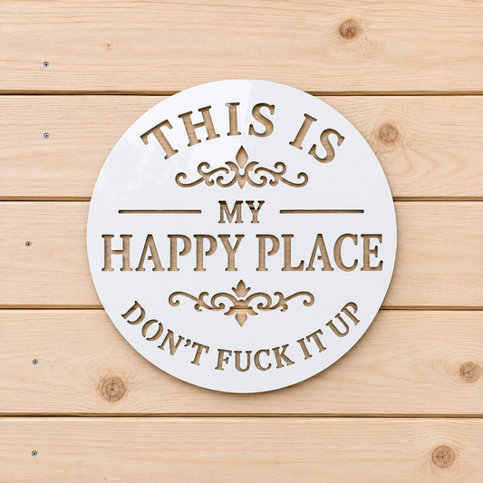 My Happy Place Wall Art