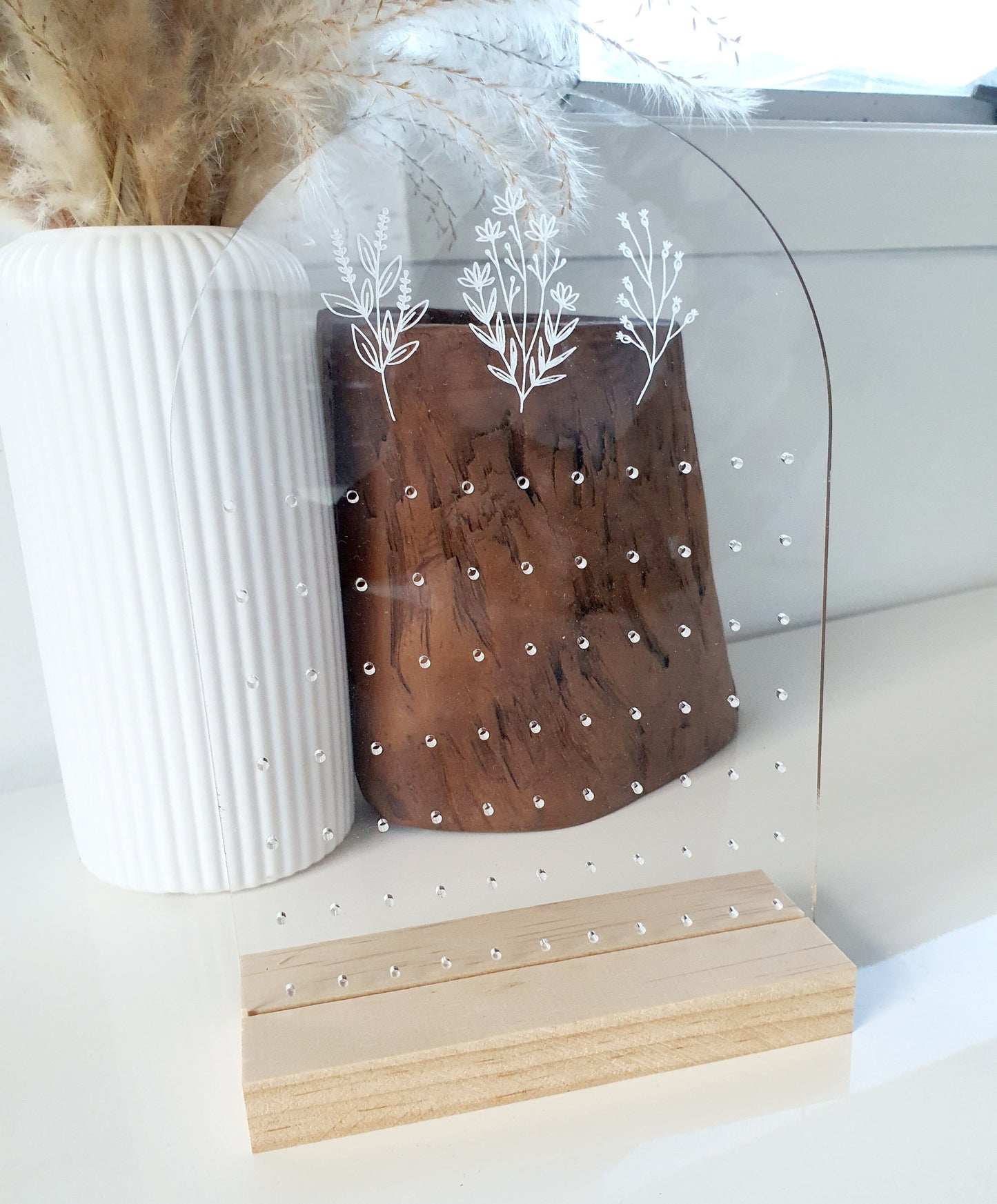 Wildflower Acrylic Earring Stand Whimsic