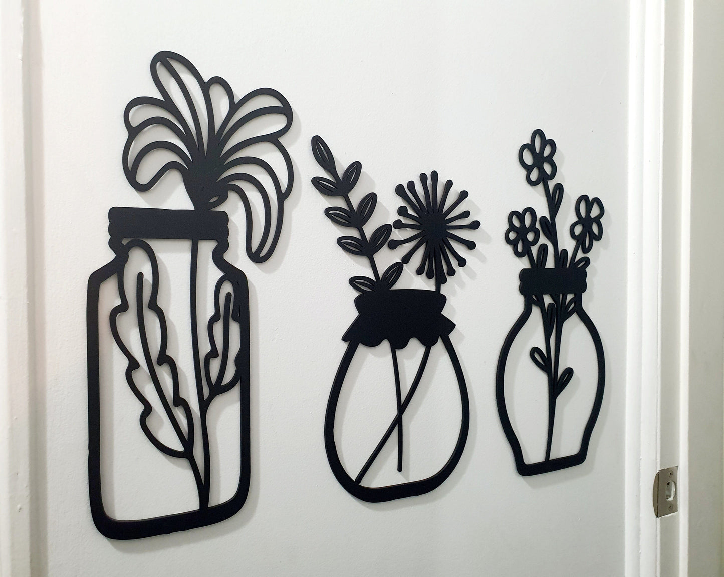 Wildflower Jars Wall Art Set Whimsic