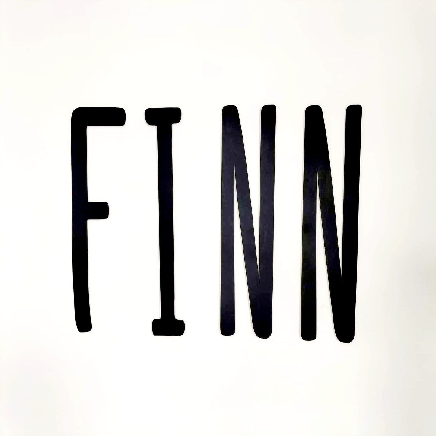Block Letter Wall Art - Personalised Name Cut Out Whimsic