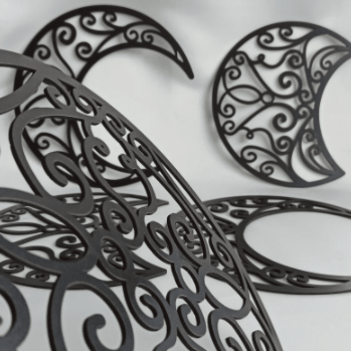 Bohemian Moon Phases Wall Art Set Whimsic