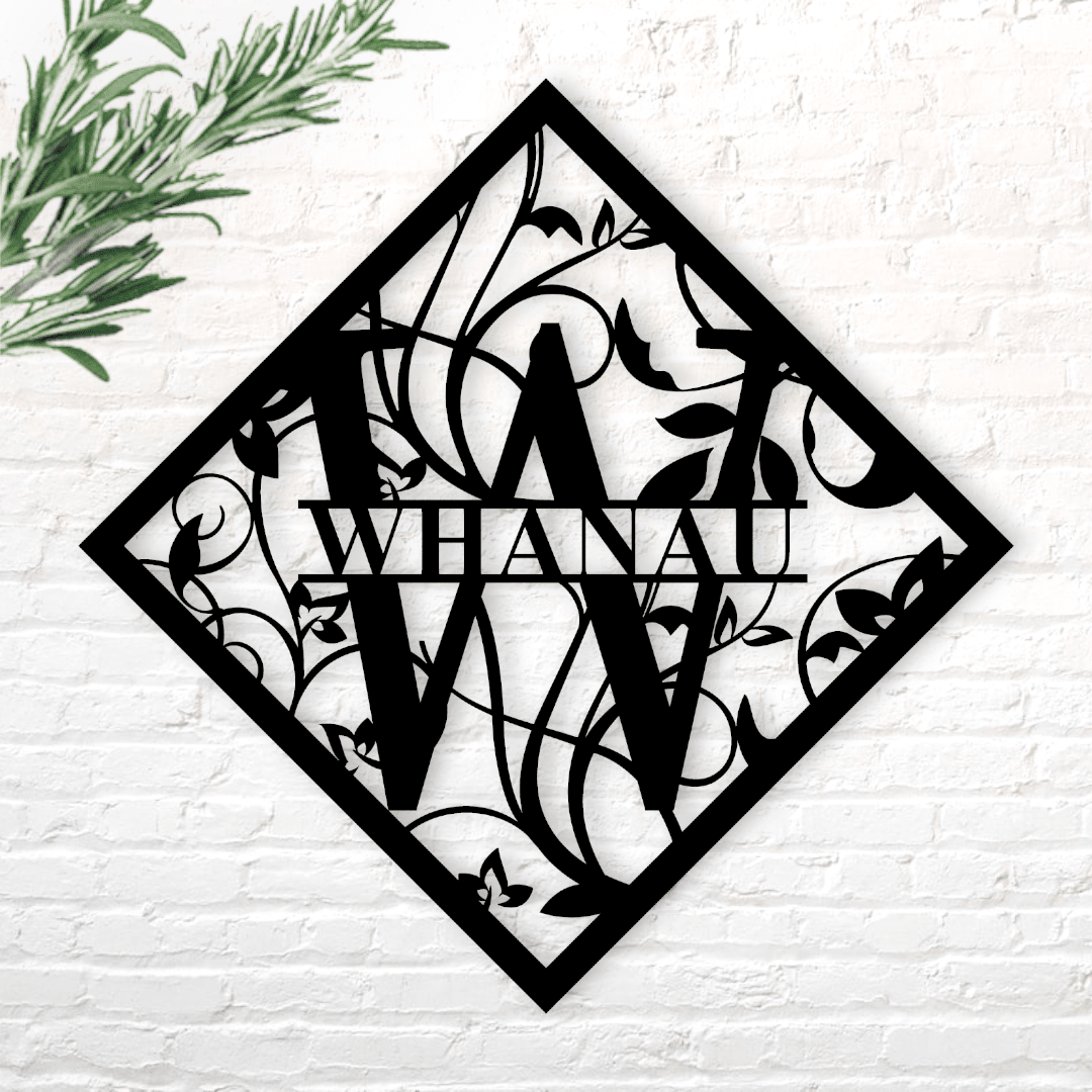 Floral Framed Personalised Monogram Whimsic