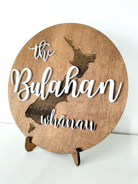 NZ Family Name Round Whimsic