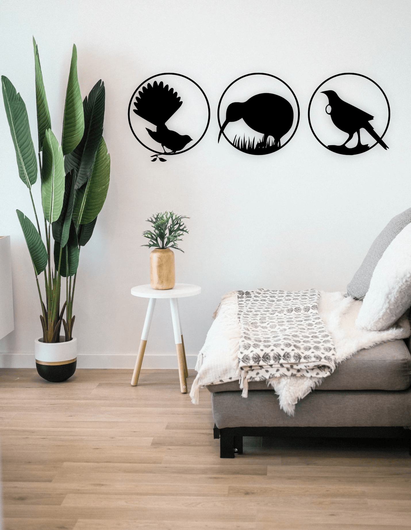 NZ Native Birds Wall Art Set Whimsic