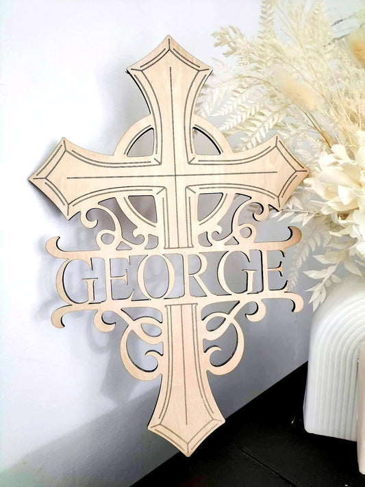 Personalised Memorial Cross Whimsic