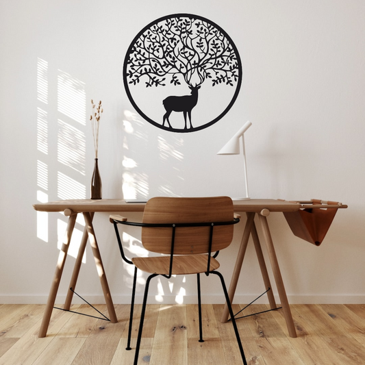 Tree of Life Deer Wall Décor