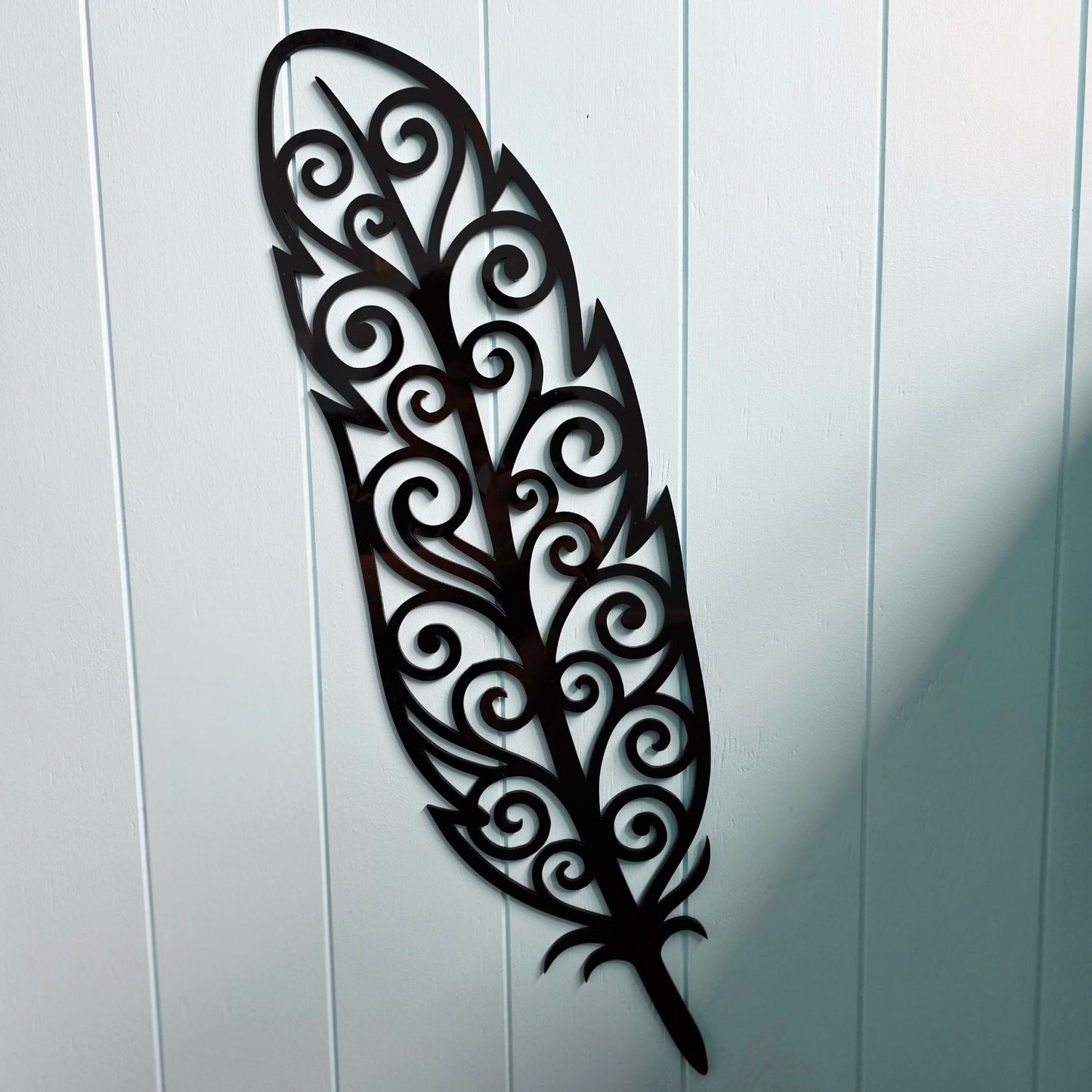 Koru Feather Wall Art + FREE Koru Earrings