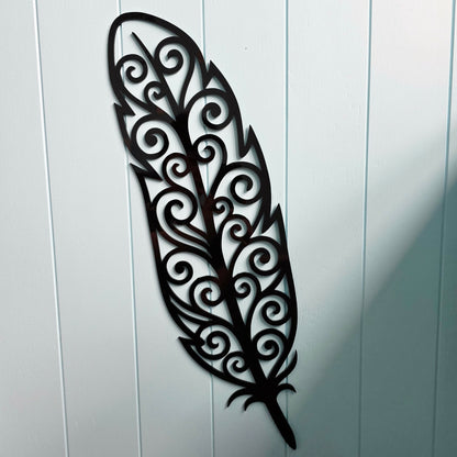 Koru Feather Wall Art + FREE Koru Earrings