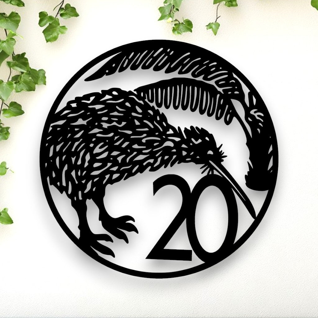 New Zealand Twenty Cent Coin Wall Art