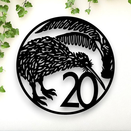 New Zealand Twenty Cent Coin Wall Art