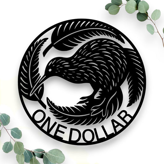 New Zealand One Dollar Coin Wall Art