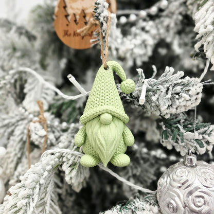 Knitted Christmas Gnome Ornament