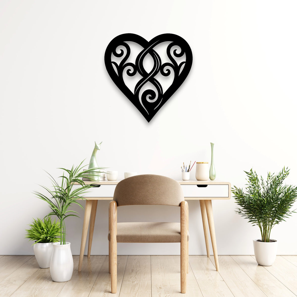 Pikorua Heart Wall Art