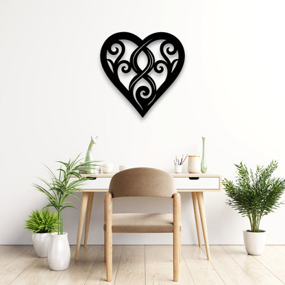 Pikorua Heart Wall Art