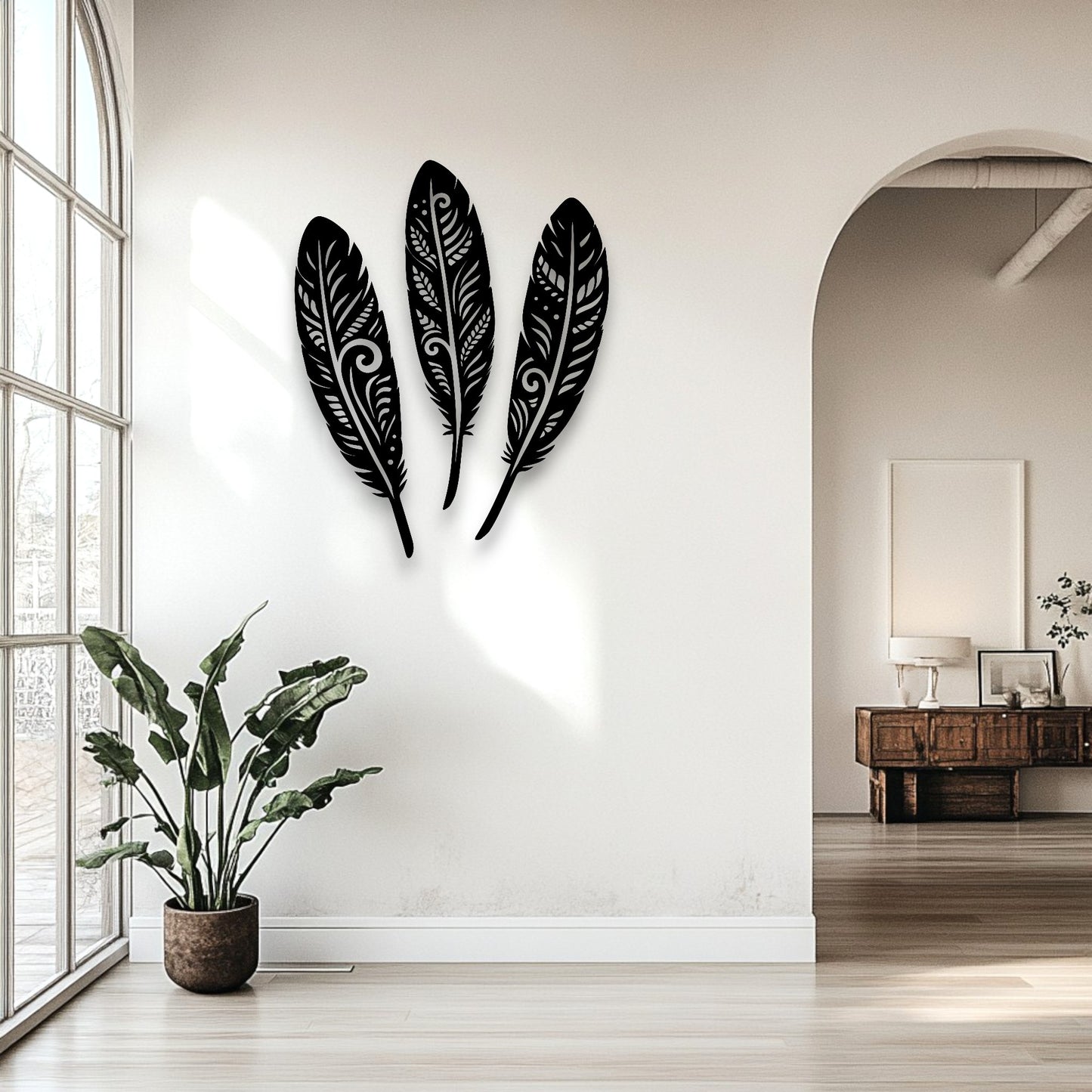 NZ Feather Wall Art Set