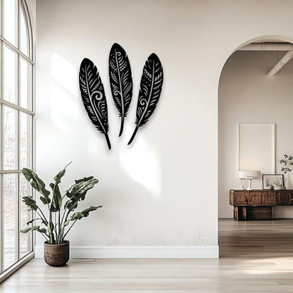 NZ Feather Wall Art Set