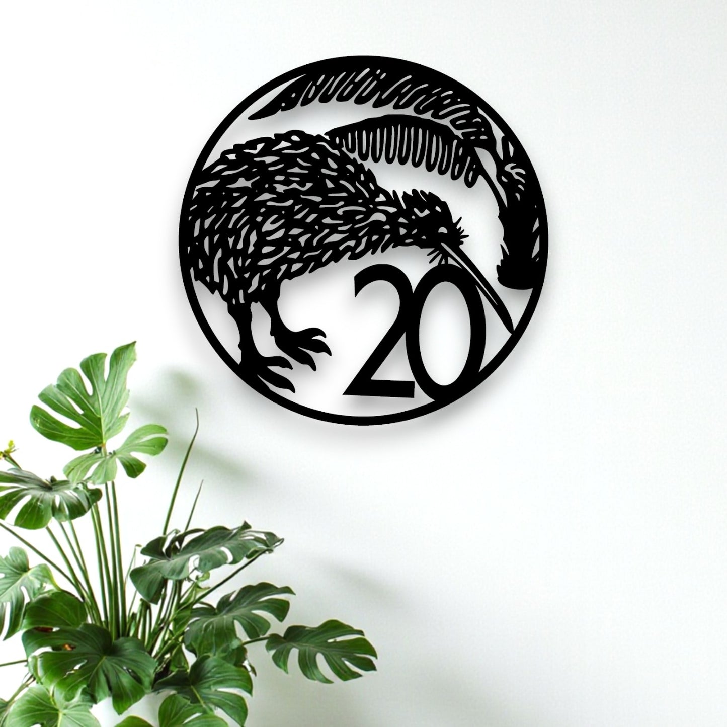 New Zealand Twenty Cent Coin Wall Art