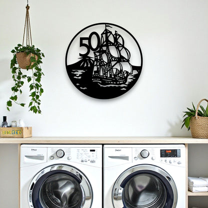 New Zealand Fifty Cent Coin Wall Art