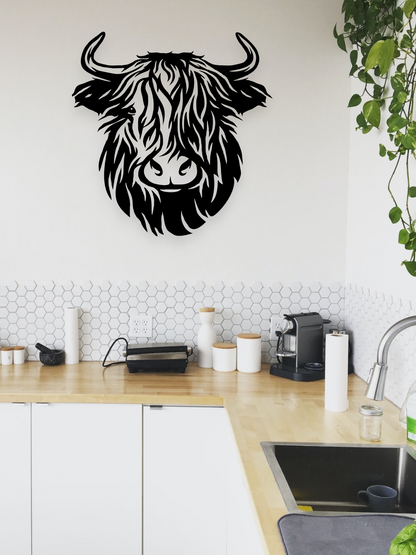 Highland Cow Wall Art