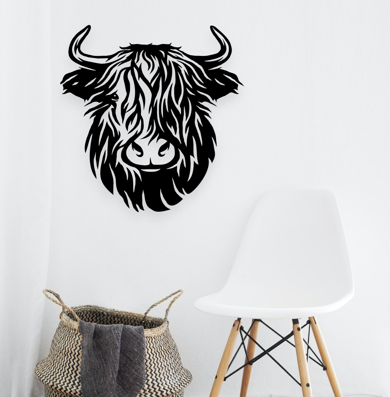 Highland Cow Wall Art