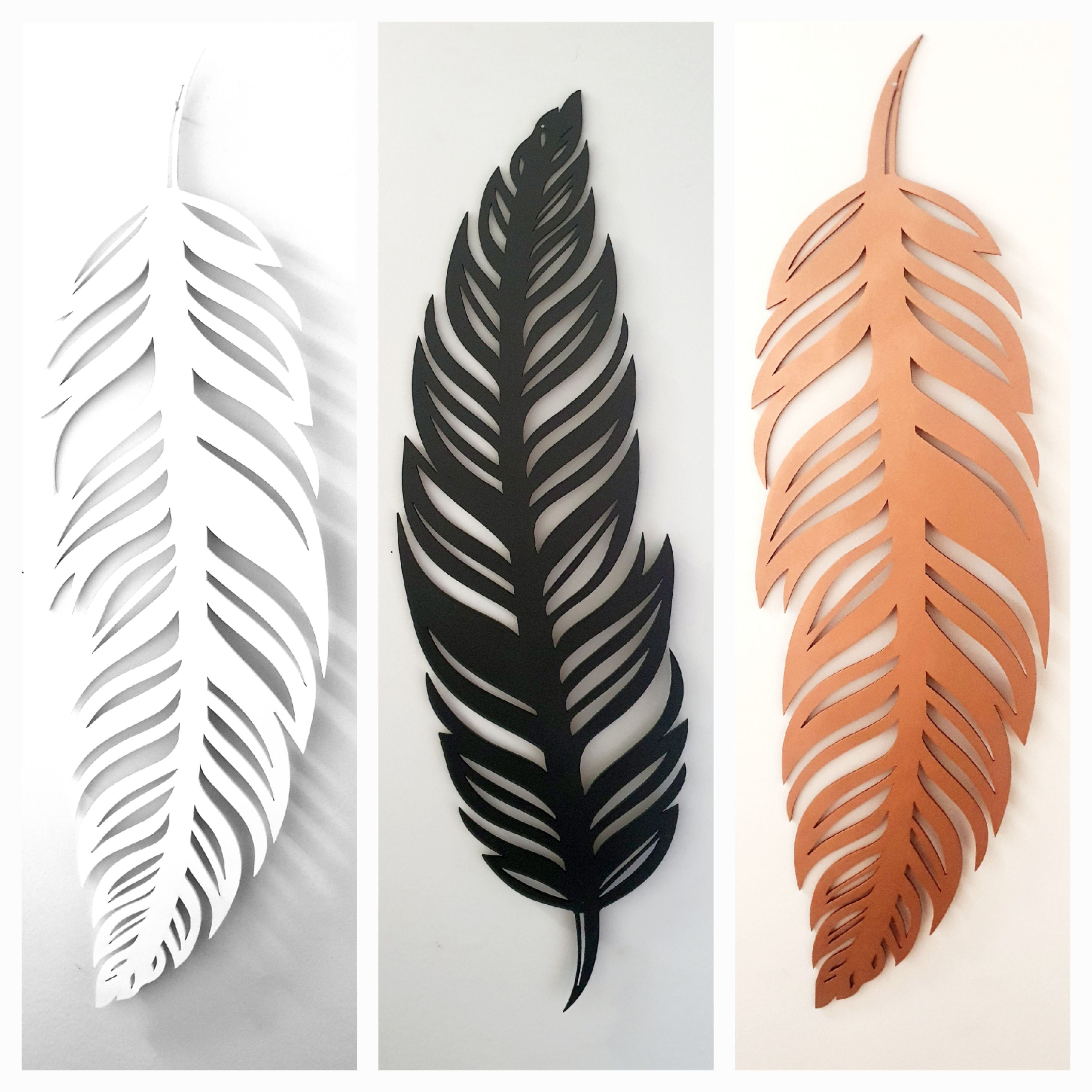 Large Feather Wall Art Whimsic New Zealand