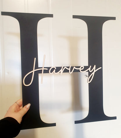 Large Letter Personalised Décor