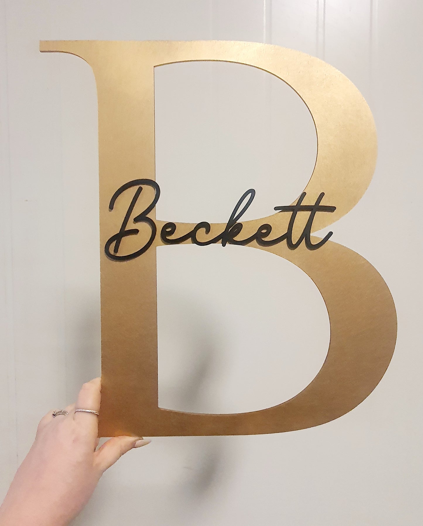 Large Letter Personalised Décor