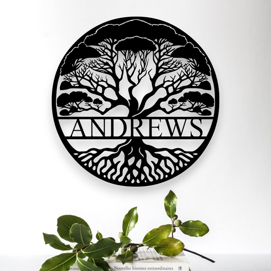 Personalised Pohutukawa Tree of Life