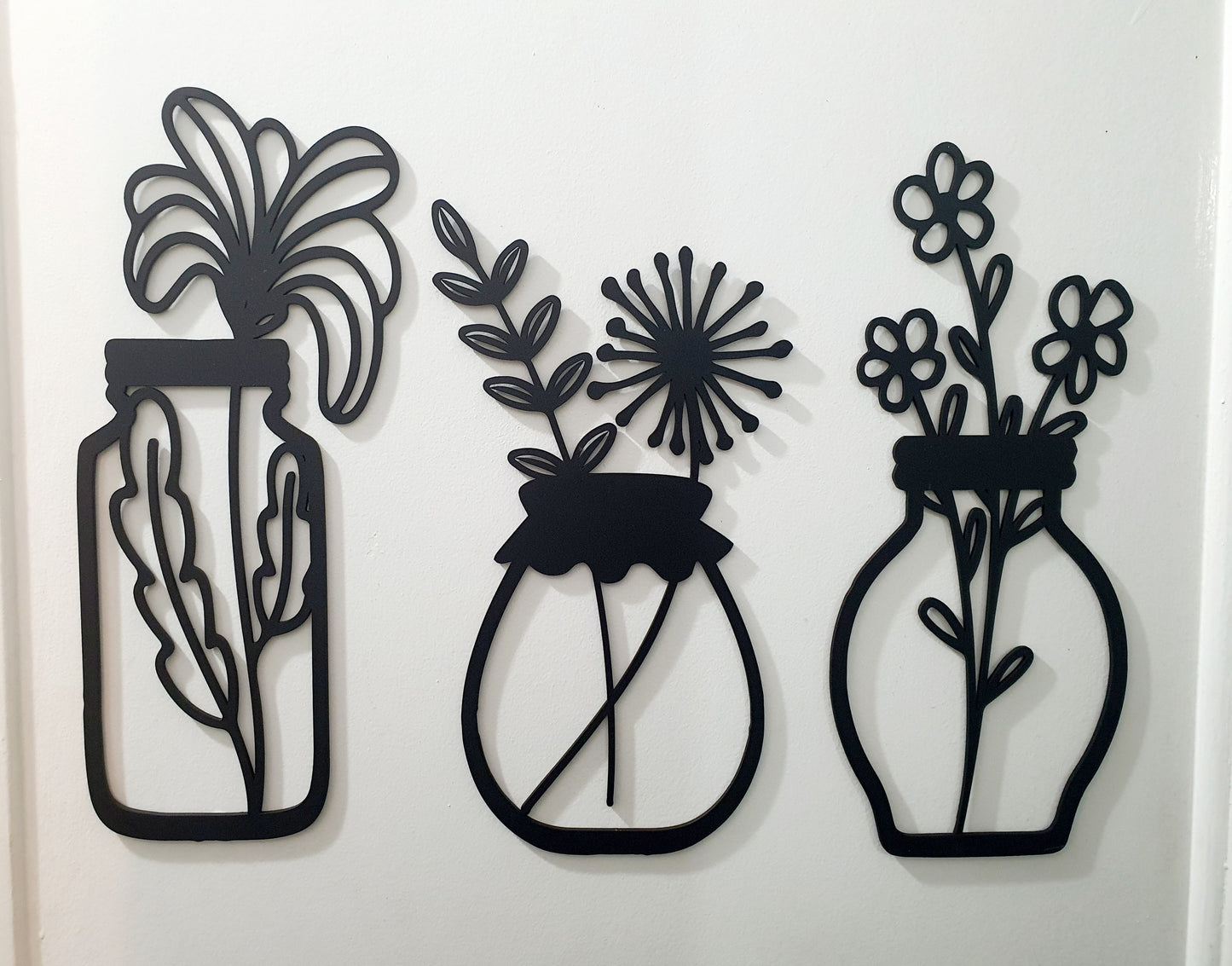 Wildflower Jars Wall Art Set