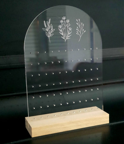 Wildflower Acrylic Earring Stand