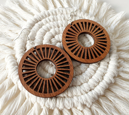 Round Boho Earrings