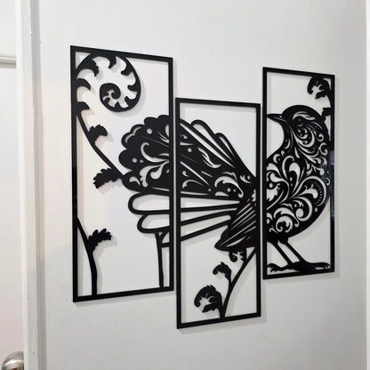 Filigree Fantail Wall Art Set