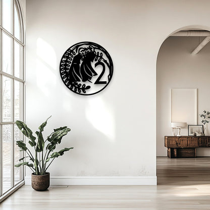 New Zealand Two Cent Coin Wall Art