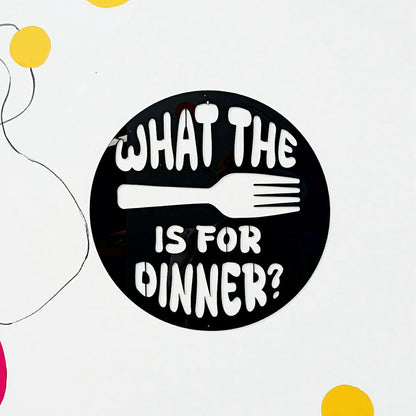 What the Fork Is for Dinner Wall Art