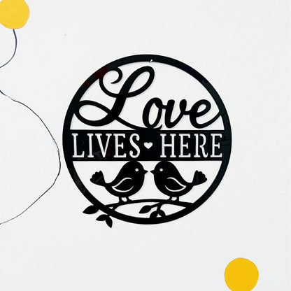 Love Lives Here Wall Art