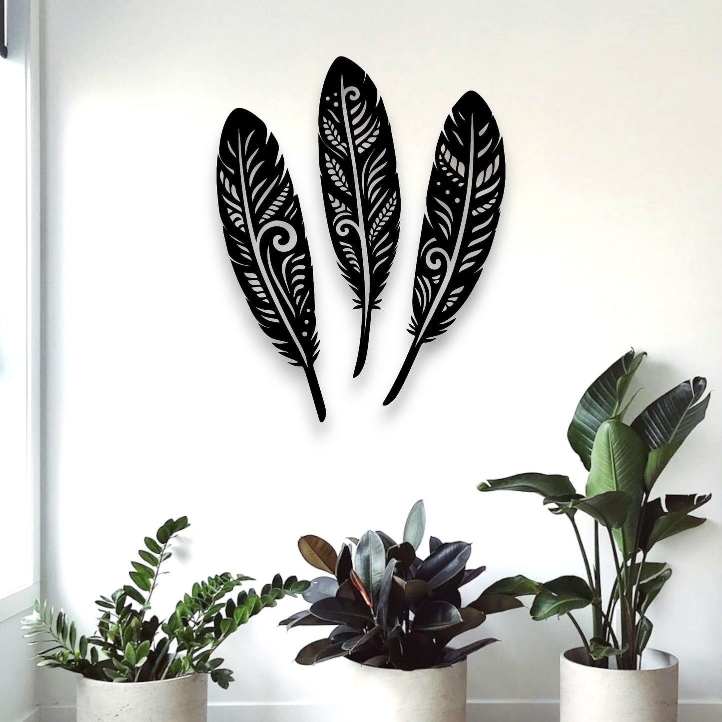 NZ Feather Wall Art Set